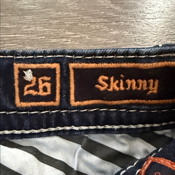 Rock Revival Women's Dark Blue Skinny Jeans - Picture 3 of 9